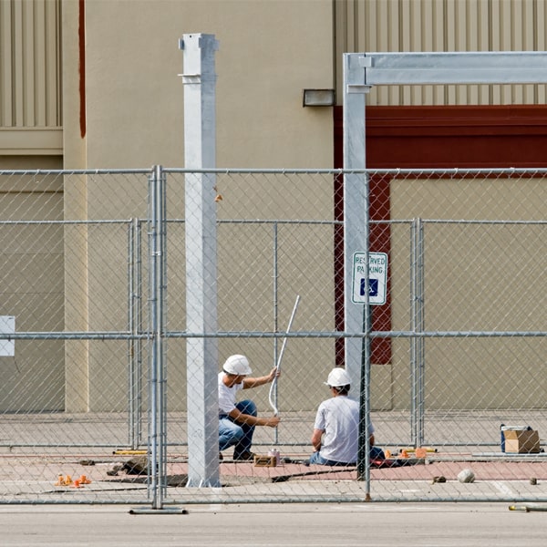 how long can i lease the temporary fence for my work site or event in Sanborn New York